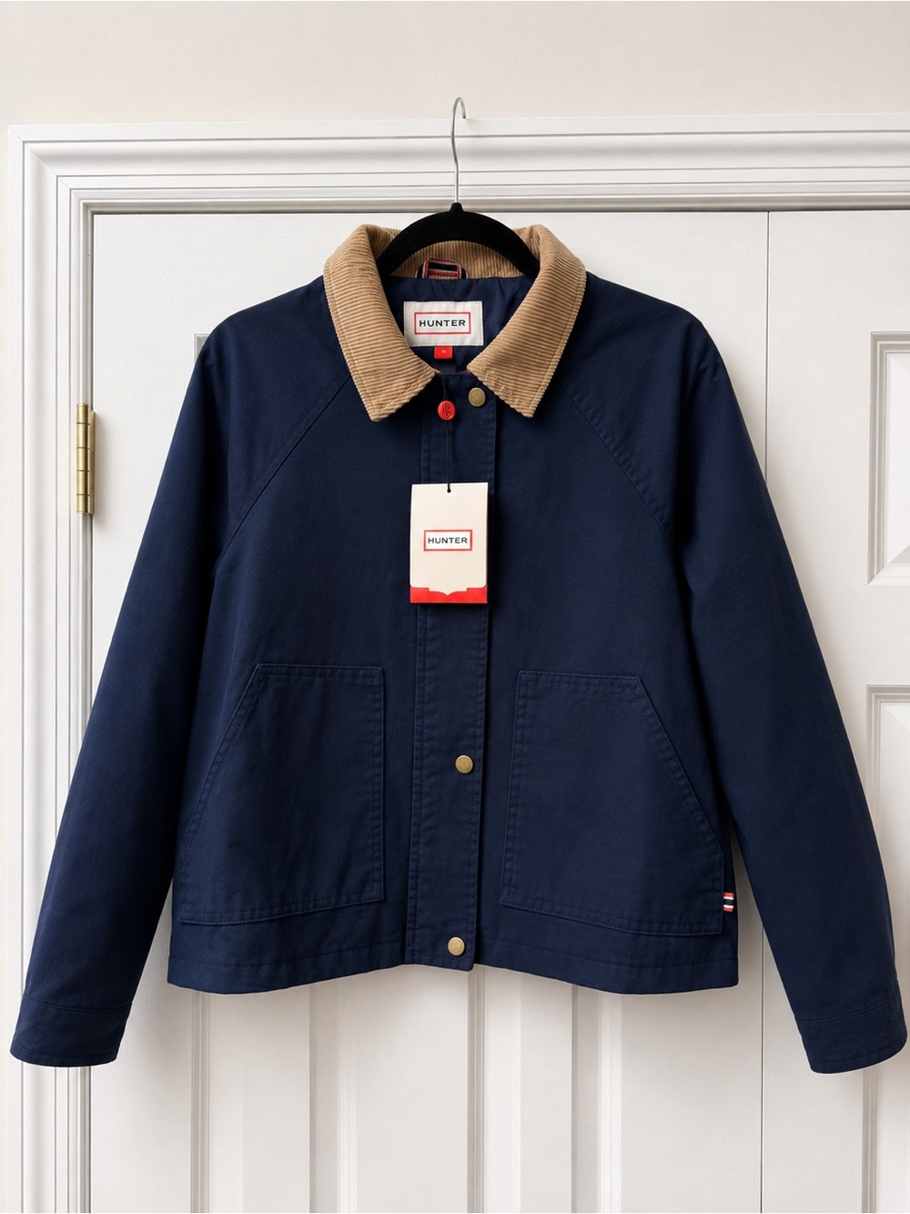 Hunter Women's Navy Oversized Barn Jacket